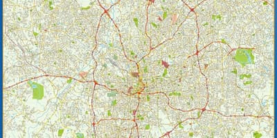 سڑک کے نقشے اٹلانٹا